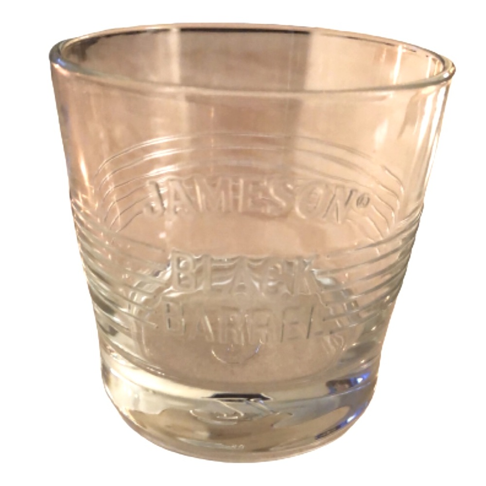 JAMESON BLACK BARREL DRINK GLASS • COLLECTIBLE